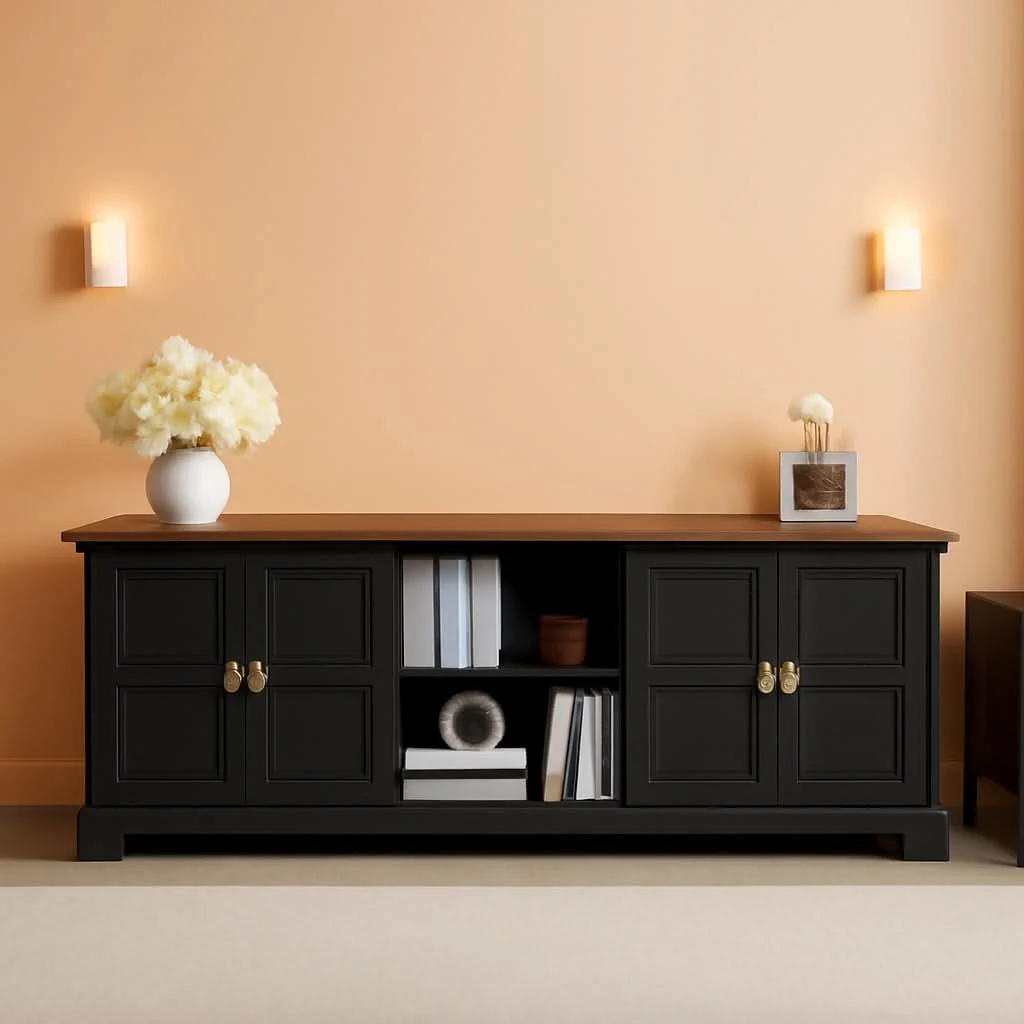 Minimalist 67 Inch TV Stand Entertainment Center Featuring Storage Fine