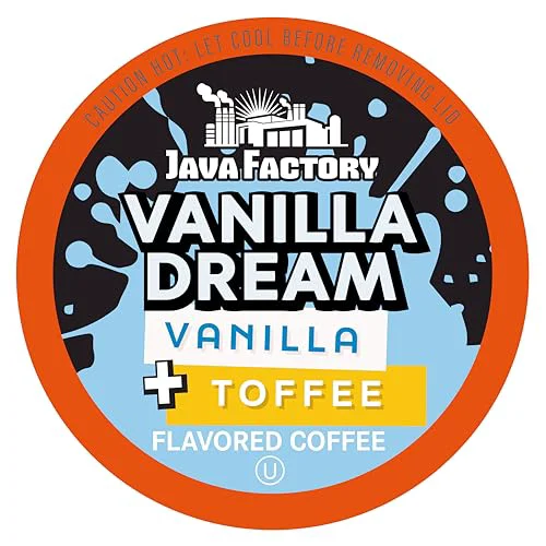 High-Performance Coffee Pods Vanilla Flavored Coffee Compatible with K Cup Brewers Including 2.0 40 Count Organic