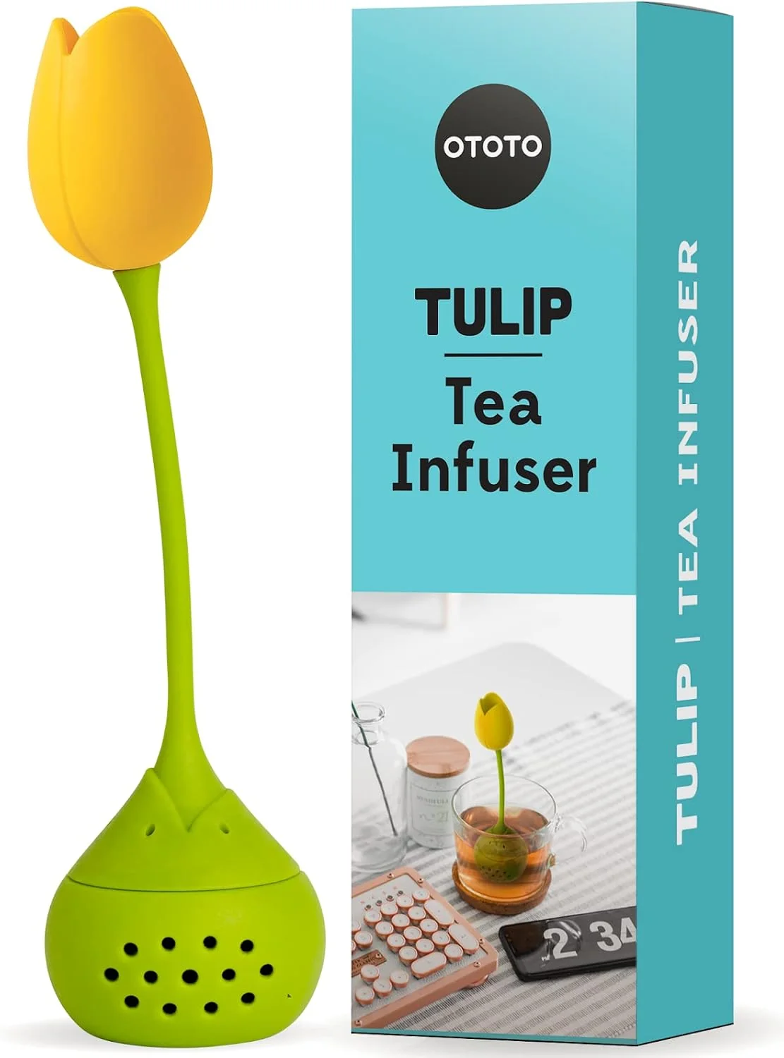 World-Class Ototo Cute Tea Infuser – Loose Leaf Tea Steeper Tea Accessories Tea Diffusers Tea Infuser for Loose Leaf Tea Tea Strainers Tea Gift Set Expertly Made