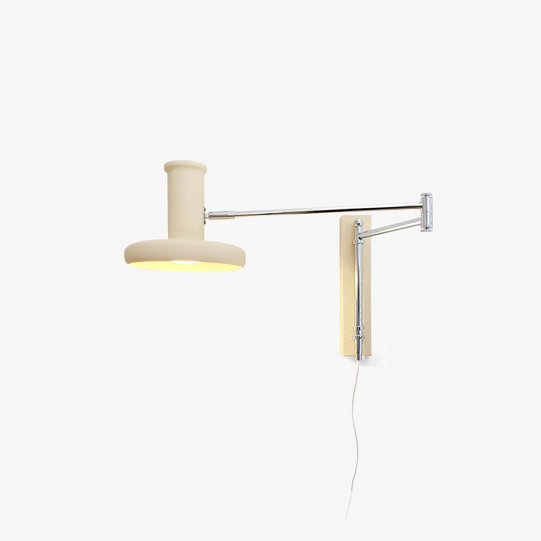 Prestigious Nordic Beige Swivel Wall Lamp Responsible