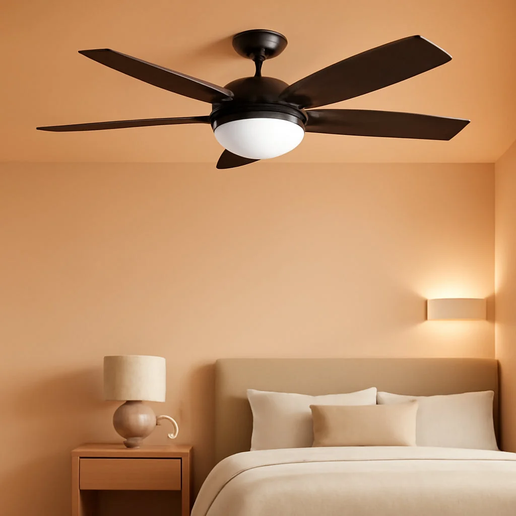Crafted Carmel 48 Inch Bronze Contemporary Ceiling Fan Optimized