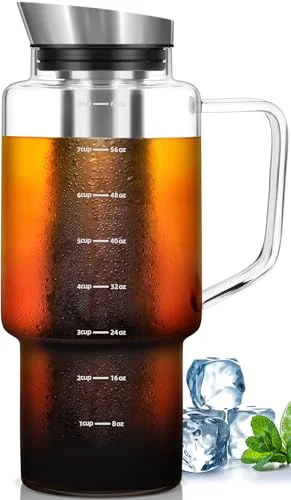 Responsible 68oz Cold Brew Coffee Maker 68 Count Convenient