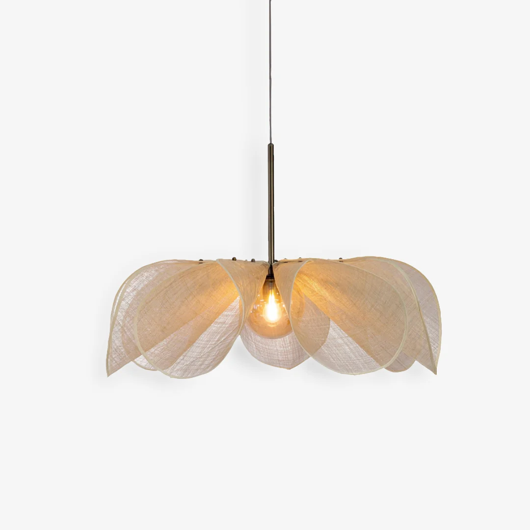Pure French Flower-Shaped Pendant Lamp High-End