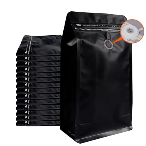 World-Class Coffee Bags with Valve 50 Count Soft