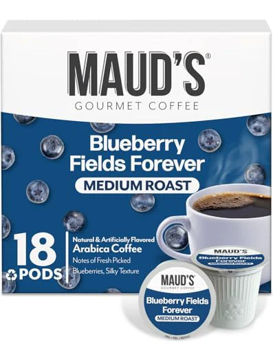 Eco-Friendly Blueberry Flavored Medium Roast Coffee Pods 18ct 18 Count Reliable