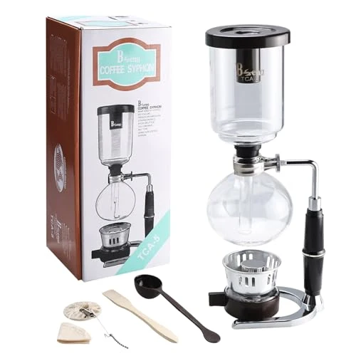 High-End Siphon Coffee Maker 5 Count Crafted