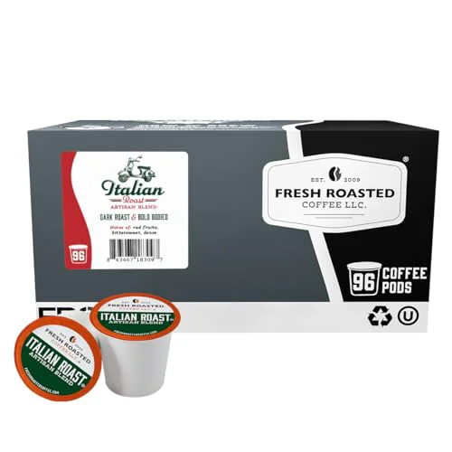 Trusted Italian Roast Dark Coffee K 96 Count Crafted
