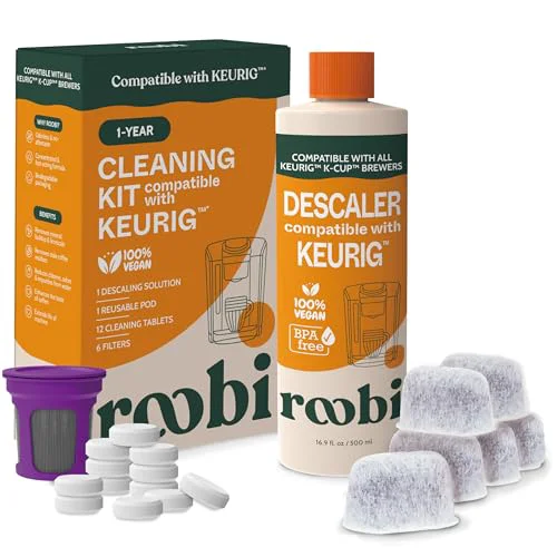 Minimalist Keurig Compatible Descaling Solution Cleaning Kit 16.9 Fl Oz Efficient