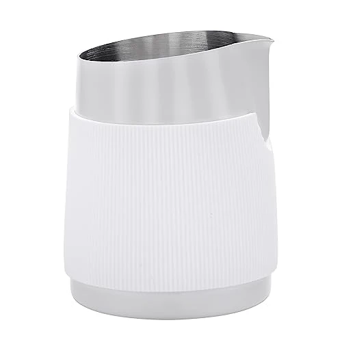 Refined Handleless Milk Pitcher with Sharp Spout Responsible