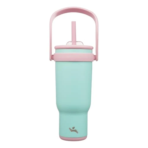 Unique 40 oz Tumbler with Handle and Straw User-Friendly