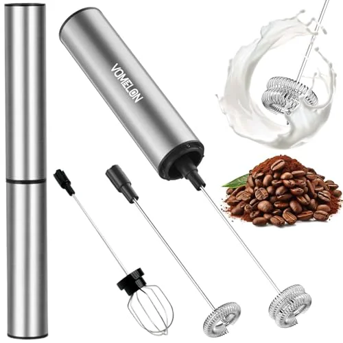 Recyclable Milk Frother Rechargeable 3 Speed Electric Coffee Foamer for Travel Next-Generation