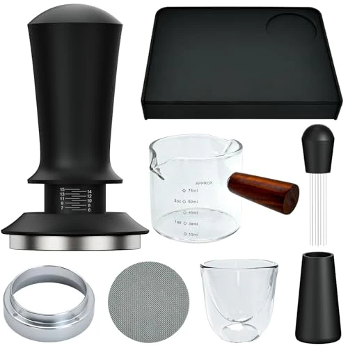 Fine 7 Pcs 53mm Espresso Accessories Kit Lightweight