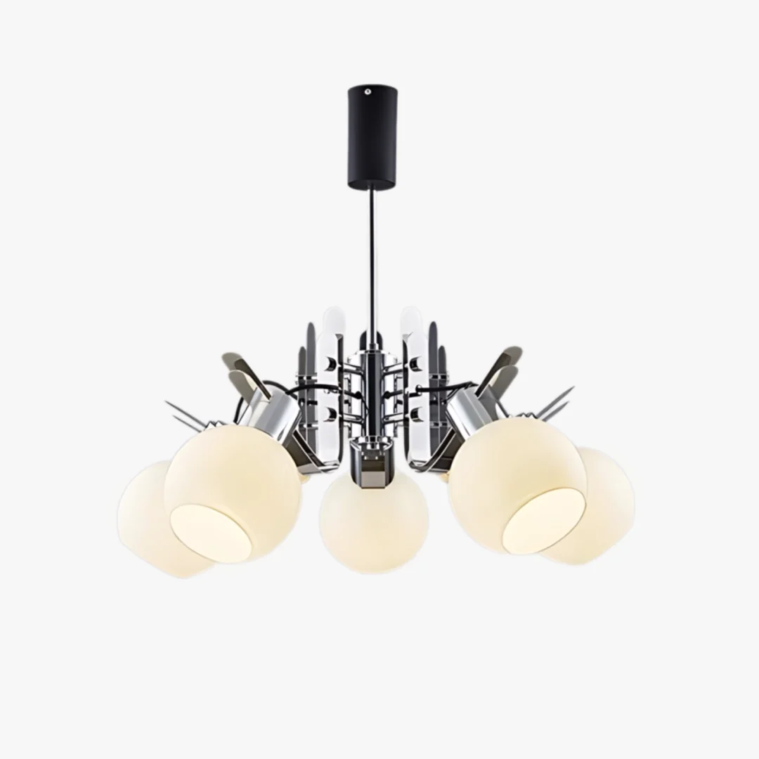 Fast Art Deco geometrische kroonluchter Consistent