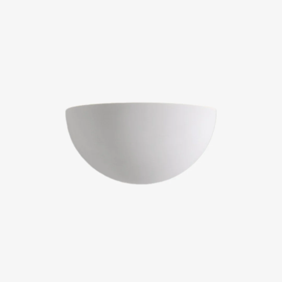Smart Half Circle Gypsum Wall Lamp Unique