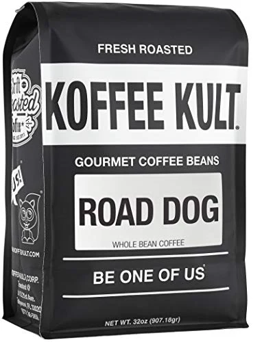 Flexible Road Dog Dark Roast Coffee Beans 32 Ounce Reliable