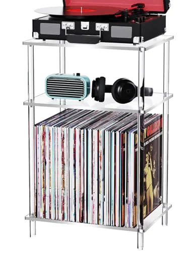 Professional Acrylic Side Table Clear 3 Comfortable
