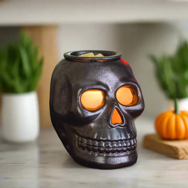 Premium Skull Illumination Wax Warmer Long-Lasting