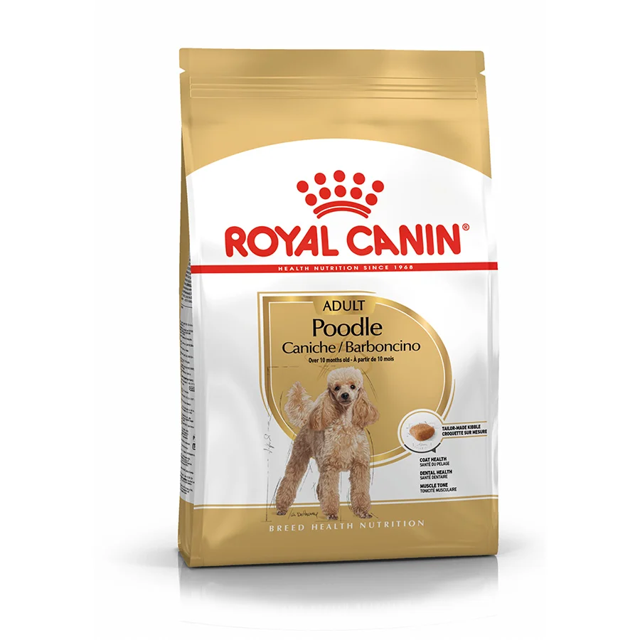 Environmentally Friendly Royal Canin Poodle Adult Dry Dog Food 1.5kg Effective