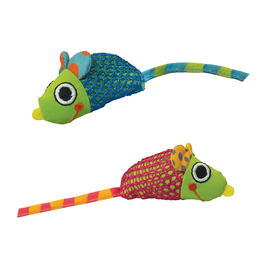 Traditional Petstages Mice Dental Chew Catnip Cat Toy Trendy