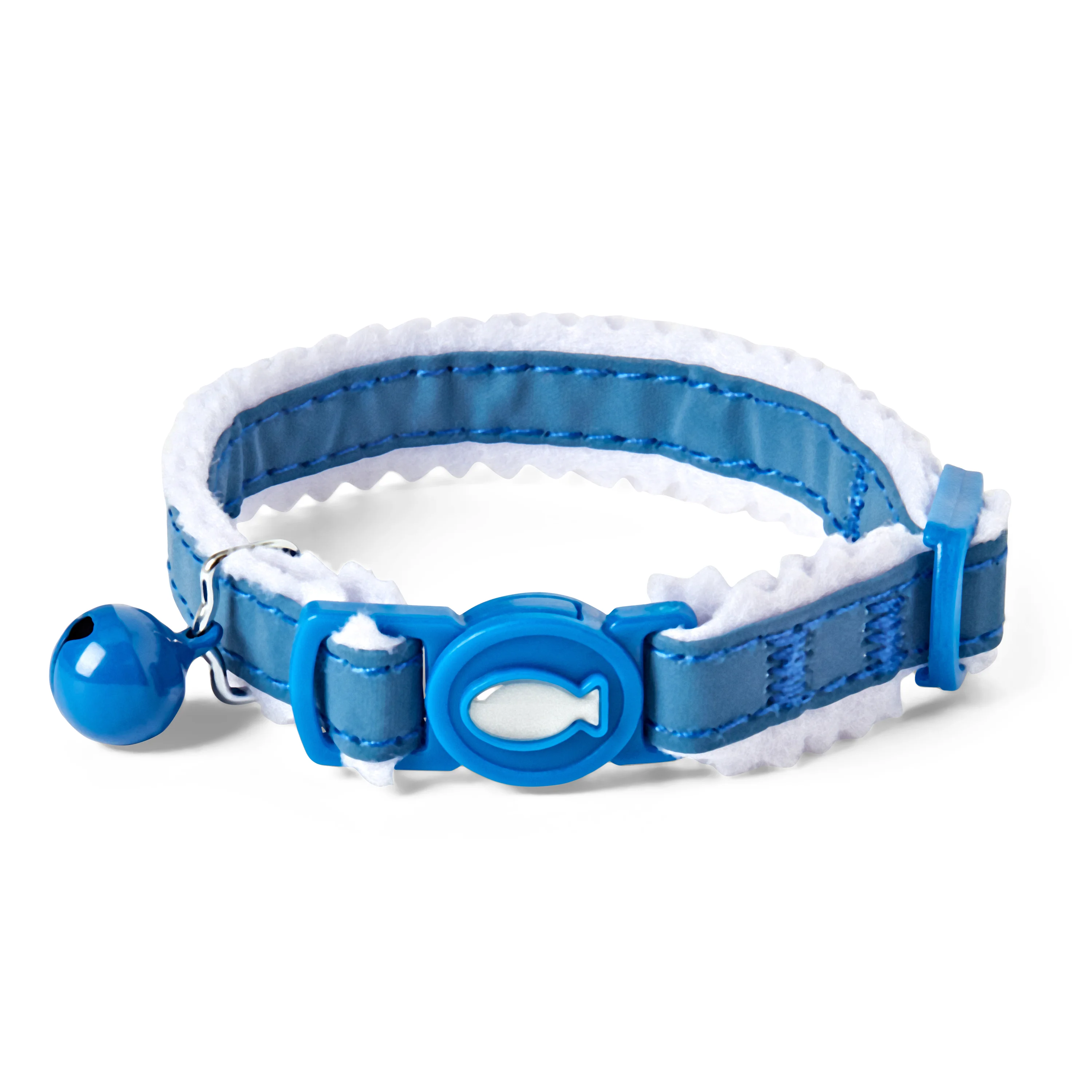 Advanced Pets at Home Reflective Cat Collar Blue Trendy