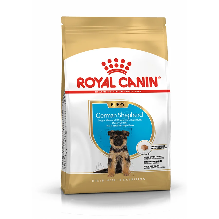 Durable Royal Canin German Shepherd Puppy Dry Dog Food 12kg Consistent