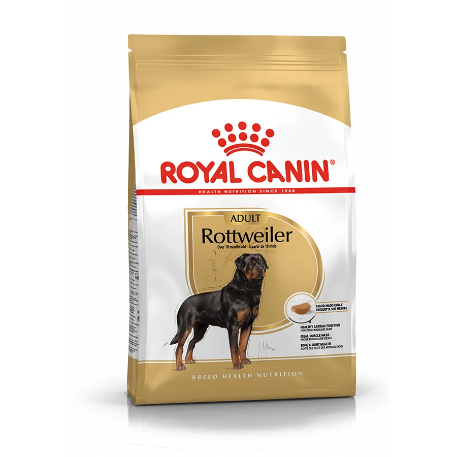 Stylish Royal Canin Rottweiler Adult Dry Dog Food 12kg Smooth