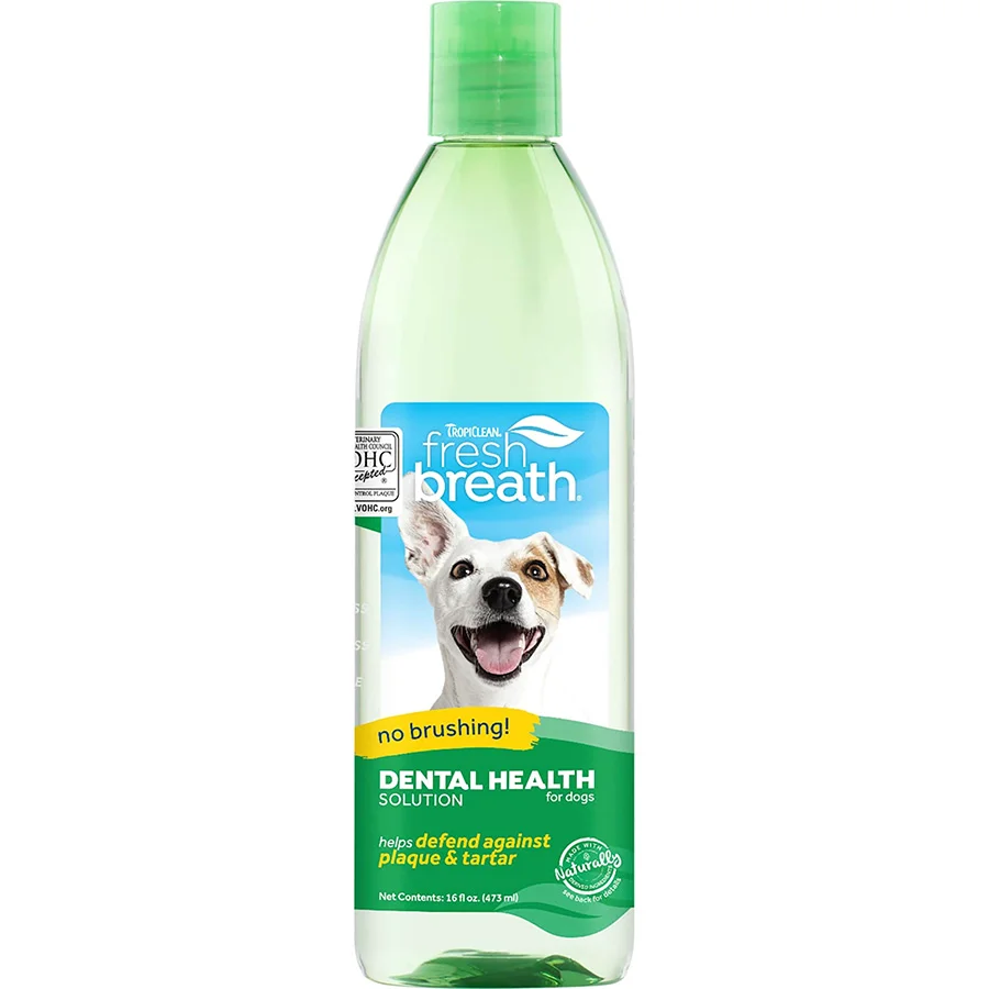 Elite Tropiclean Fresh Breath Dental Health Solution For Dogs 473ml Prestigious