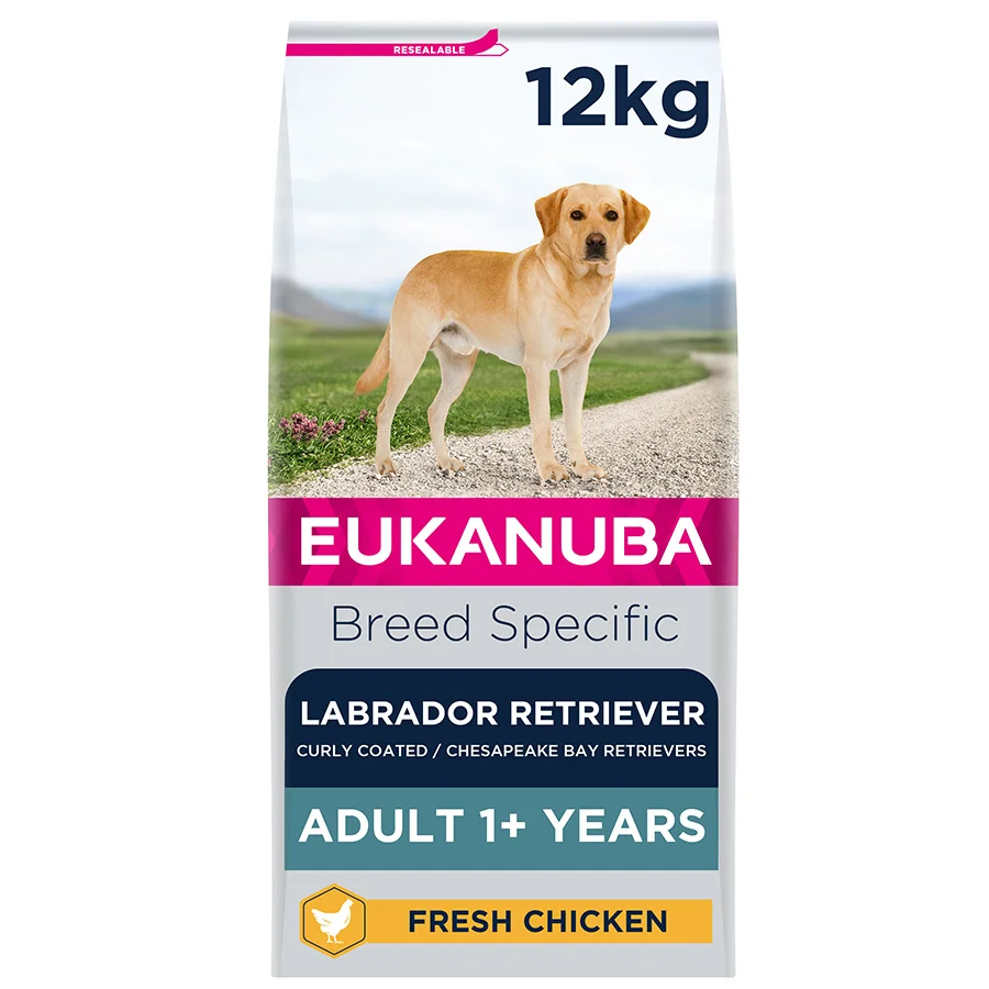 Fine Crafted Eukanuba Labrador Retriever Adult Dry Dog Food Chicken 12kg Clean