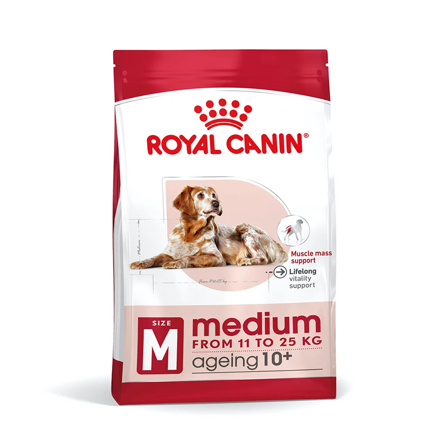 Pure Royal Canin Medium Ageing 10 Dry Senior Dog Food 15kg Effective