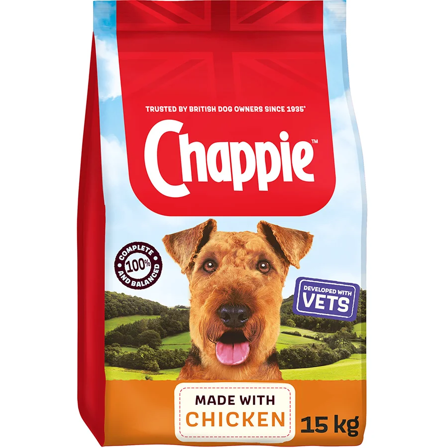 Minimalist Chappie Complete Adult Dry Dog Food Chicken Wholegrain Ce 15kg Top-Quality