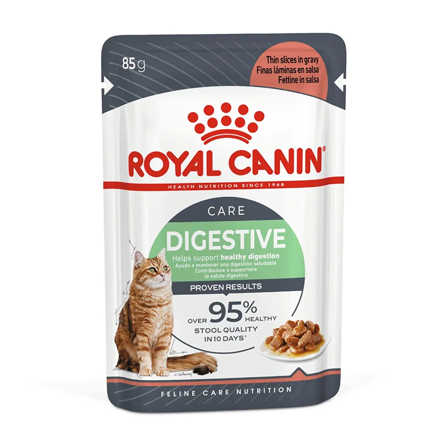Eco-Friendly Royal Canin Feline Digest Sensitive Wet Adult Cat Food In Gravy 12x85g Luxury