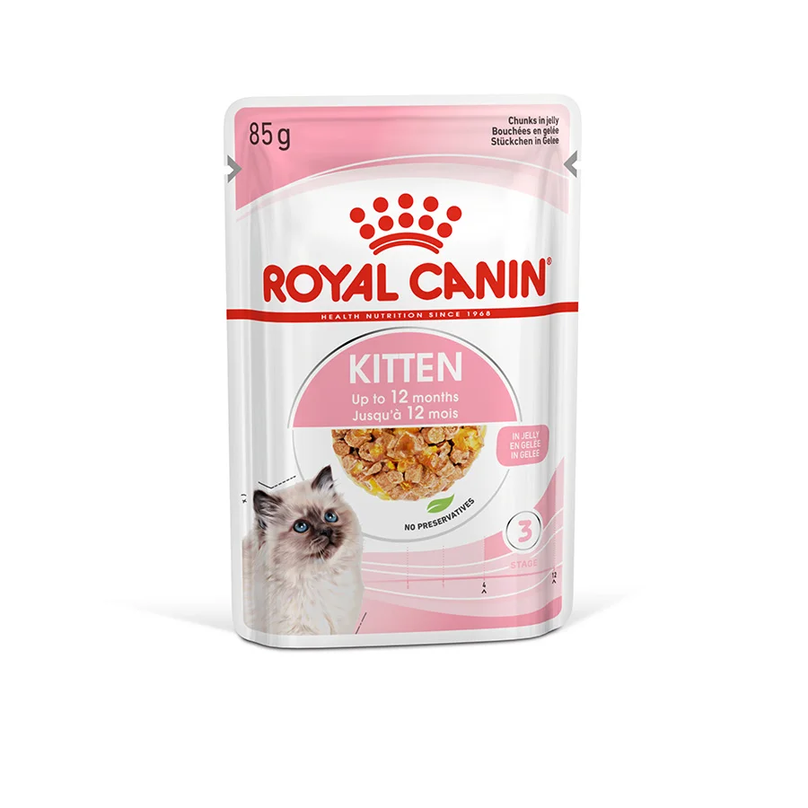 Versatile Royal Canin Wet Kitten Food Chunks In Jelly 12x85g Lightweight