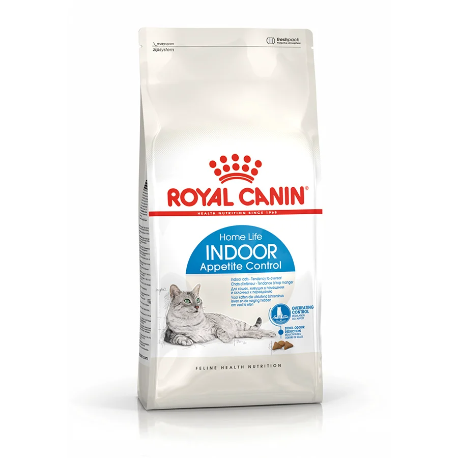 Eco-Friendly Royal Canin Feline Indoor Appetite Control Adult Dry Cat Food 4kg Verified