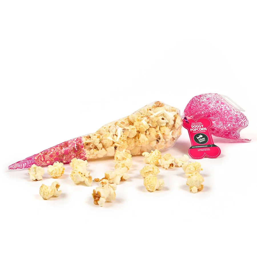 Dependable Barking Bakery Cheese Flavoured Popcorn For Dogs 14g Sustainable