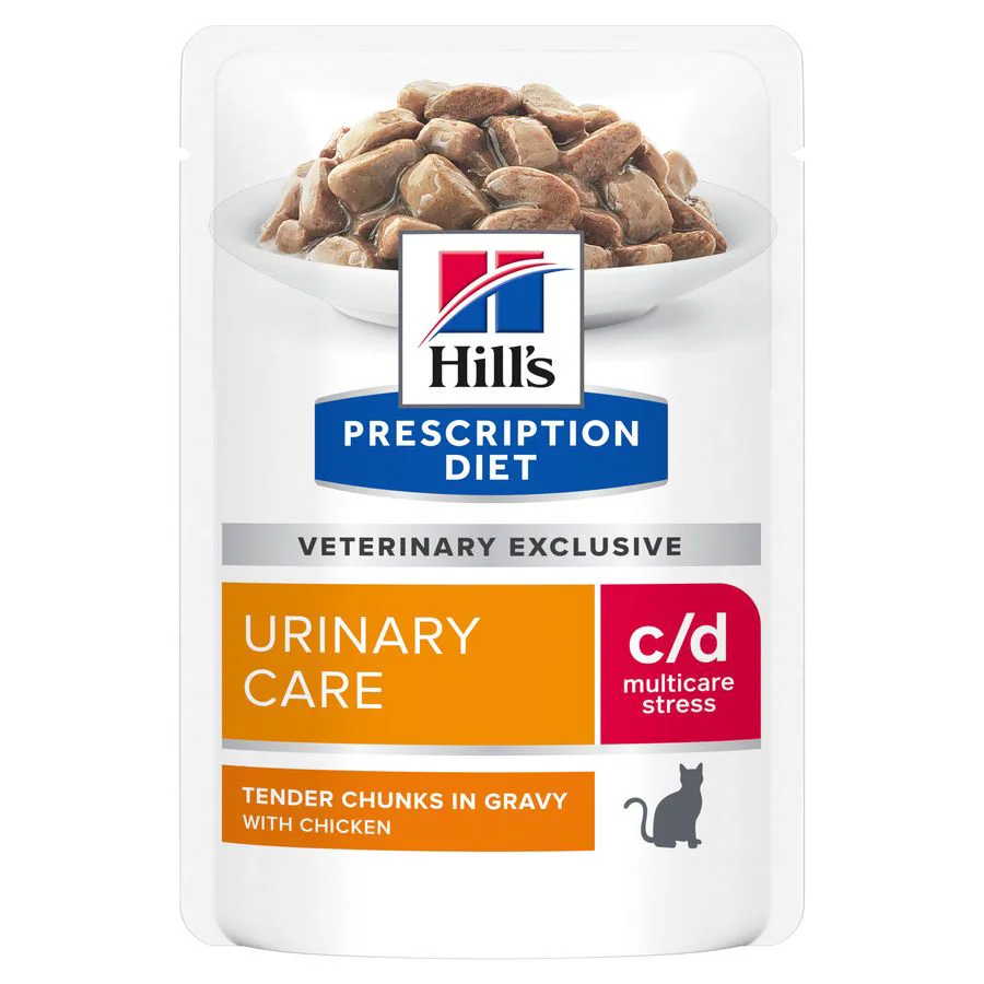 Advanced Hill x27 s Prescription Diet c d Urinary Care Wet Cat Food with Chicken 12x85g Comfortable