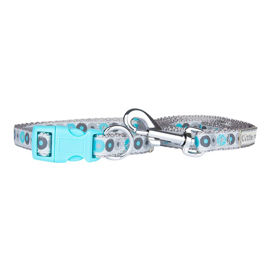 Solid Little Rascals Puppy Collar Lead Set Blue Efficient