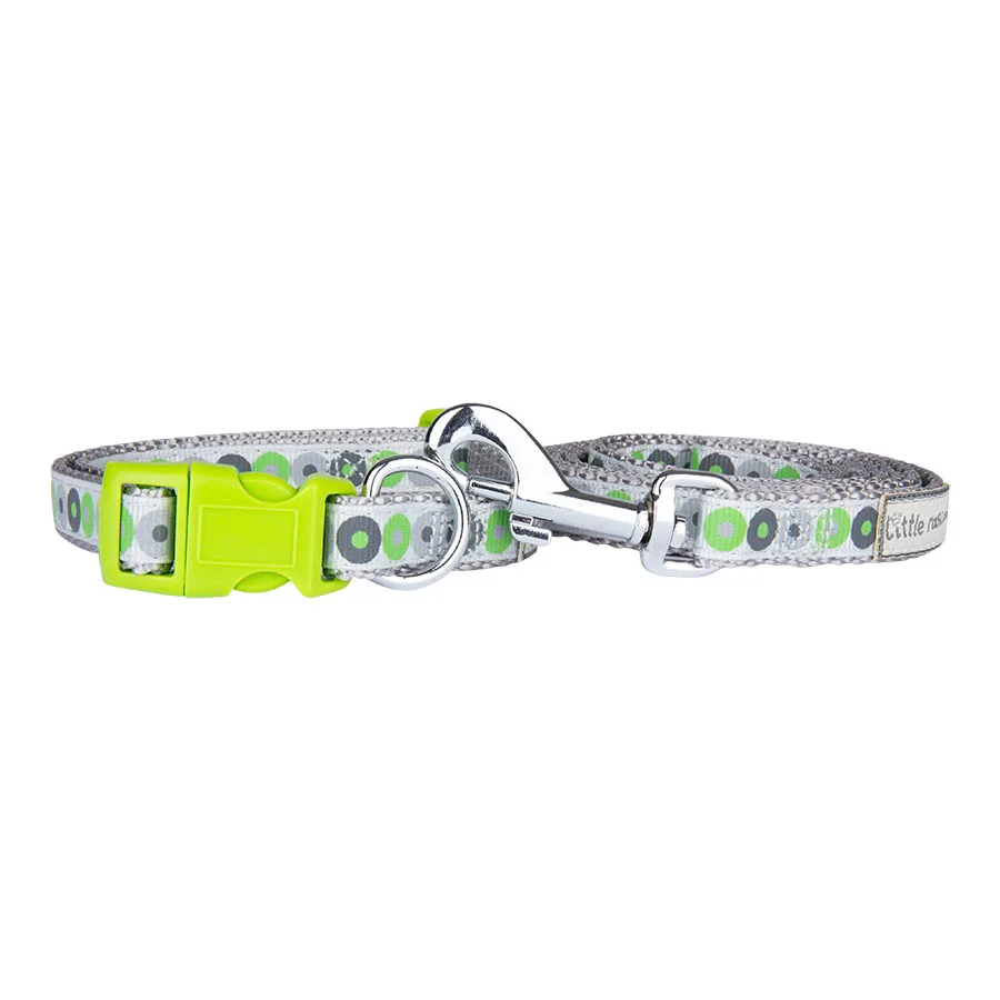 Long-Lasting Little Rascals Puppy Collar Lead Set Green Original