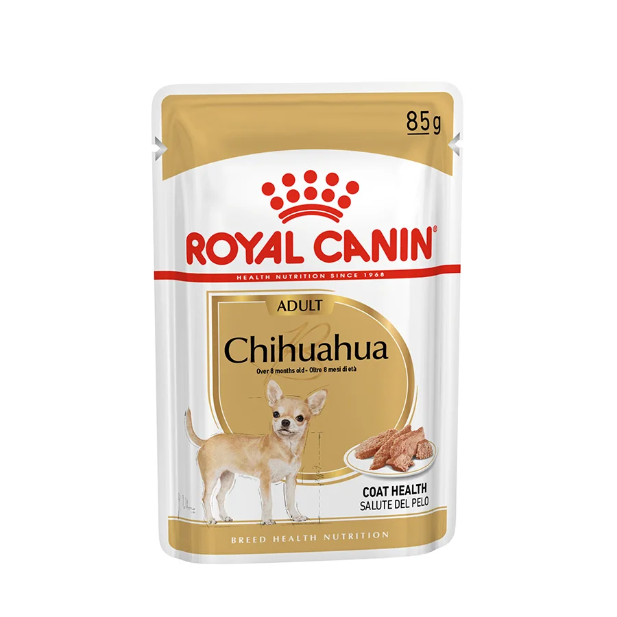 Lightweight Royal Canin Chihuahua Wet Adult Dog Food 12x85g Stylish