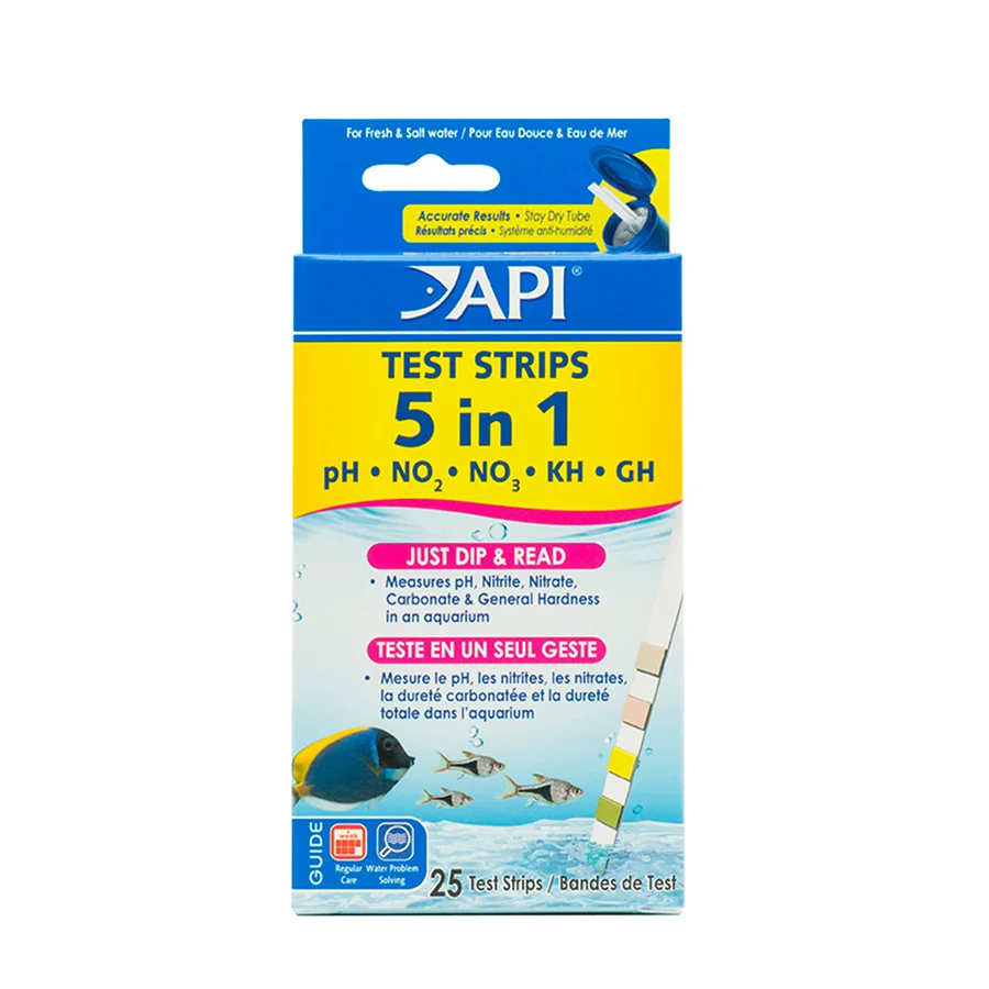 Practical API Aquarium Test Strips 25 Pack Fine
