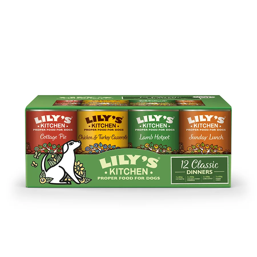Responsible Lily x27 s Kitchen Classic Dinners Wet Adult Dog Food 12x400g Healthy