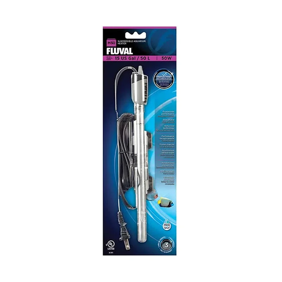 Exceptional Fluval M50 Premium Aquarium Heater Original Design