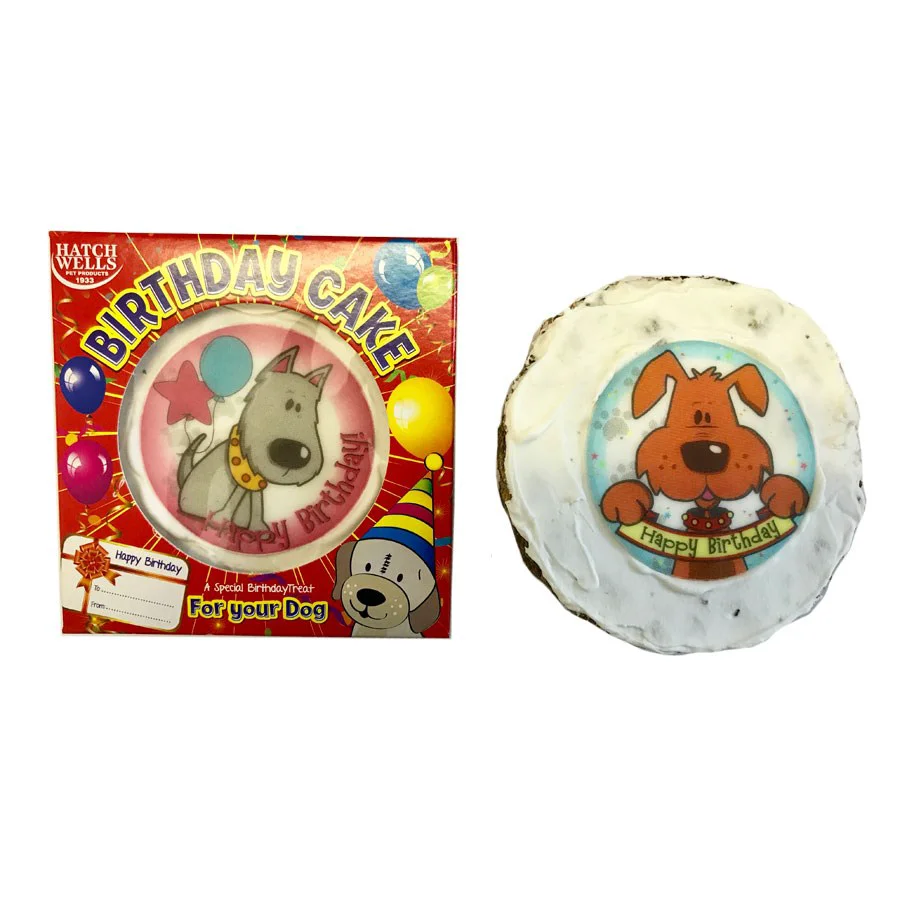 Organic Hatchwells Dog Birthday Cake 85g Pure