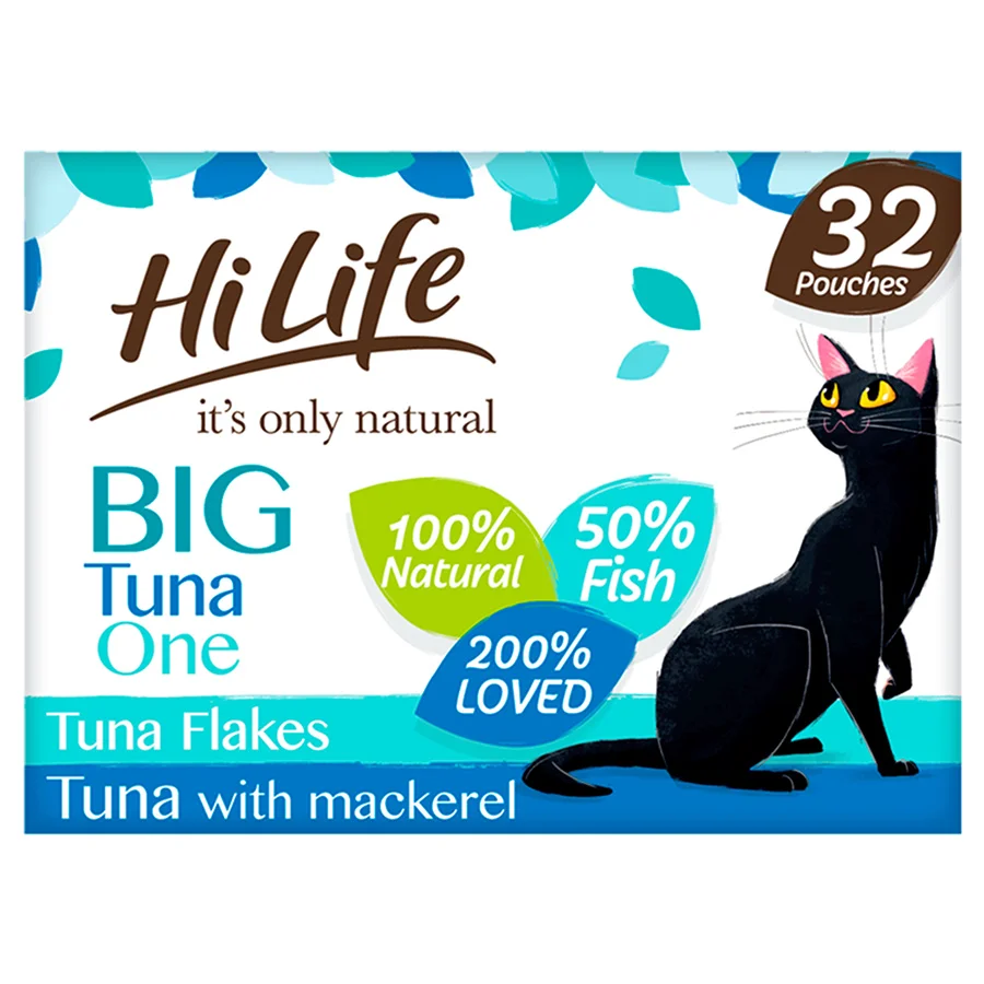 Consistent HiLife It x27 s Only Natural Adult Wet Cat Food Tuna In Jelly 32x70g Environmentally Friendly