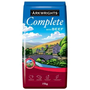 Organic Arkwrights Working Adult Dry Dog Food with Beef 15kg Flexible
