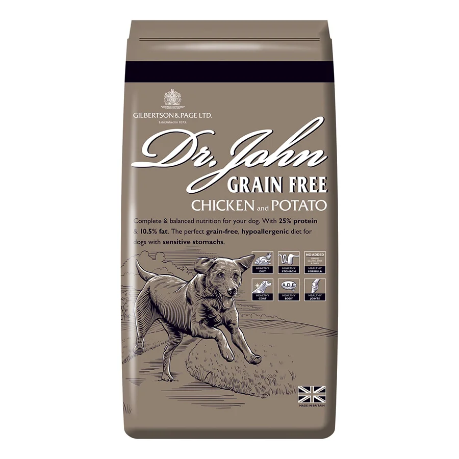 Fashionable Dr John Grain Working Adult Dry Dog Food with Chicken 2kg Trusted