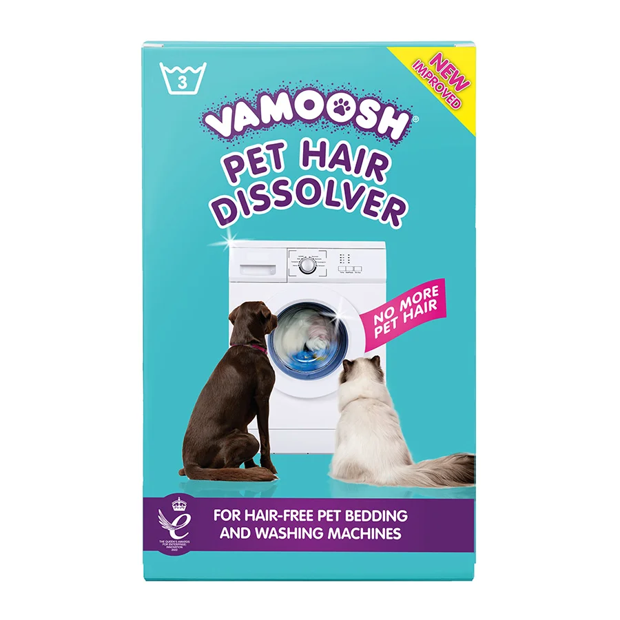 Enhanced Vamoosh Pet Hair Dissolver 3 Pack Authentic