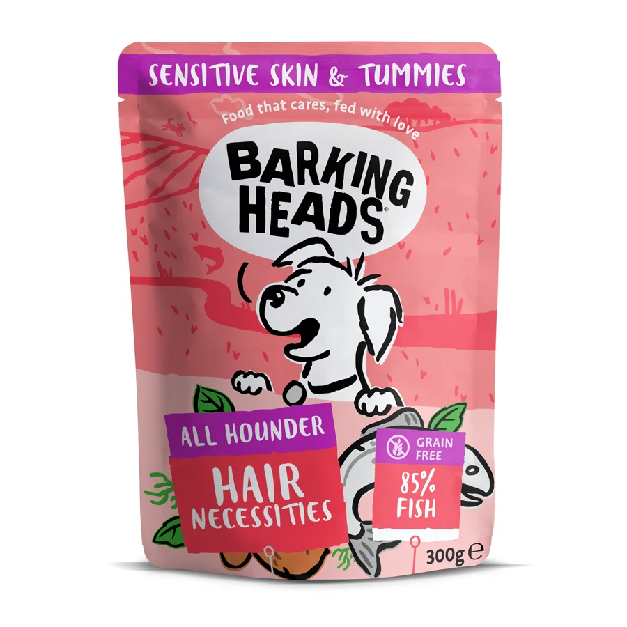 Certified Barking Heads Pooched Adult Wet Dog Food Salmon 300g High-Quality