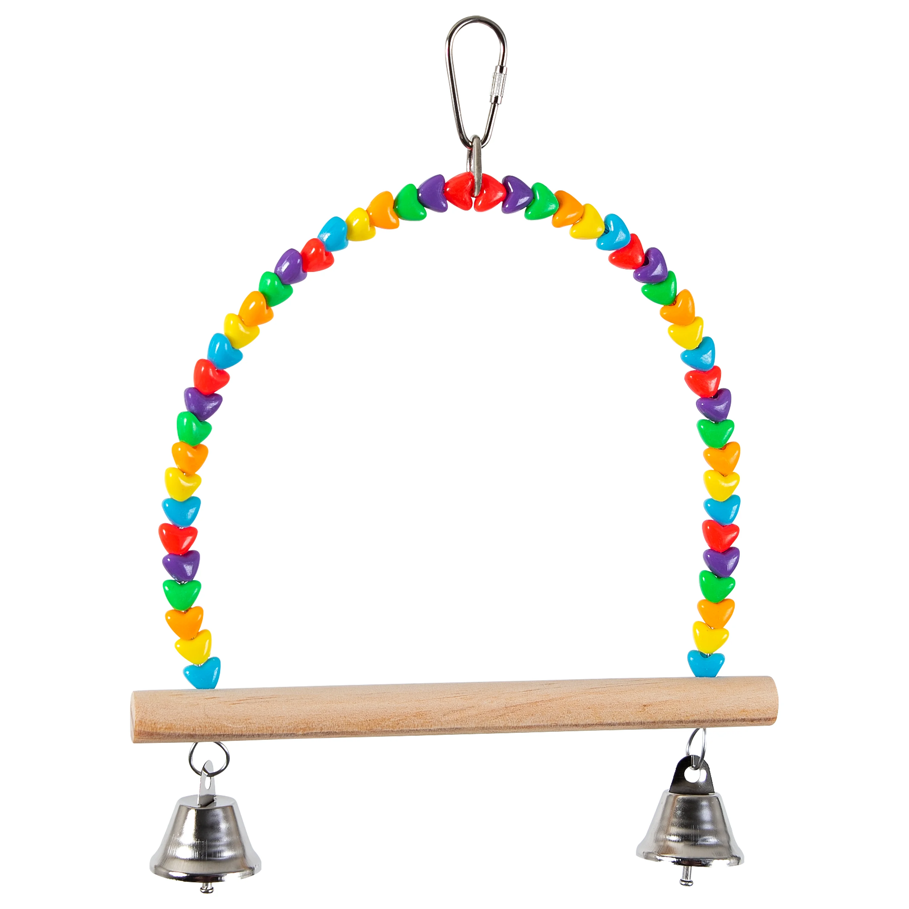 Reusable Featherland Paradise Bird Swing Toy Crafted
