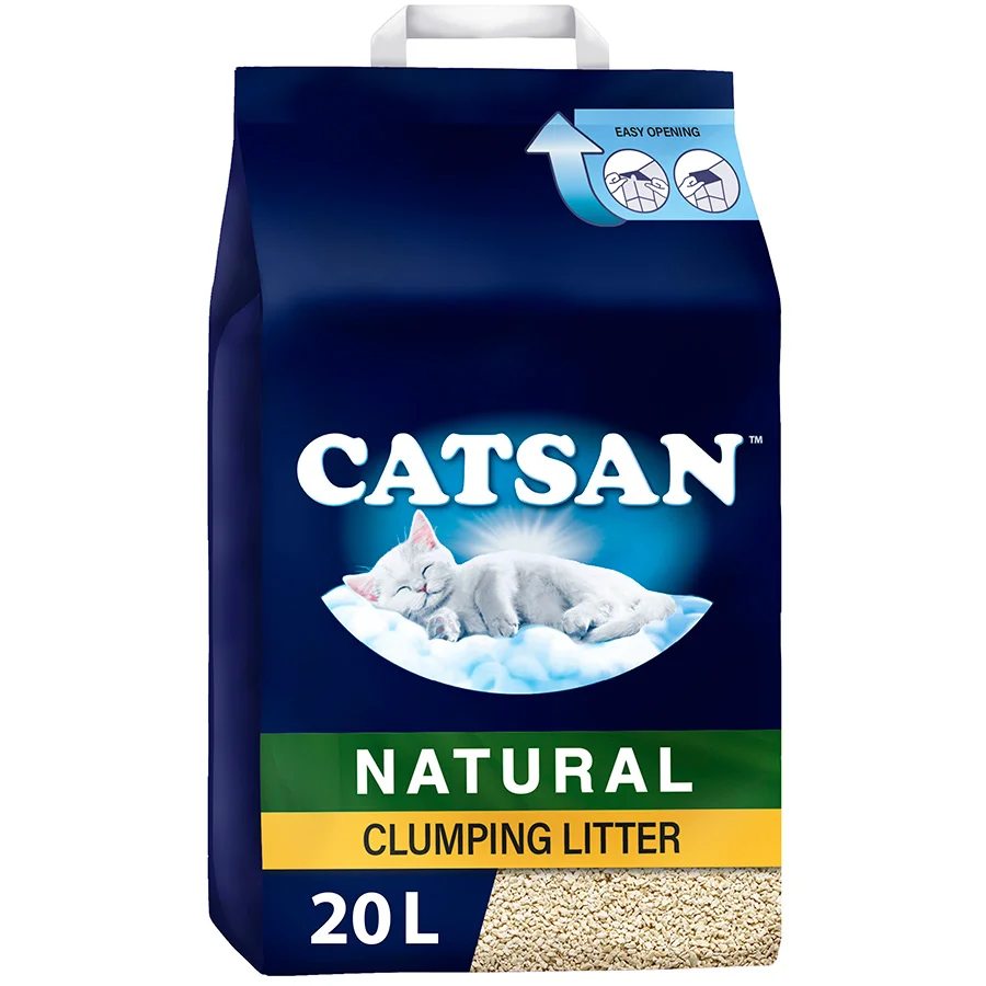 Selected Catsan Clumping Cat Litter 20L Expertly Made