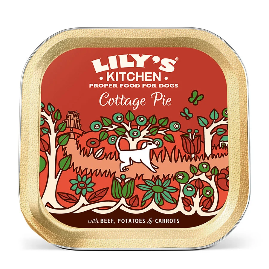 Pure Lily x27 s Kitchen Cottage Pie Adult Wet Dog Food Beef 150g High-End